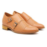 Elevato Height Increasing Double Monk strap Shoes