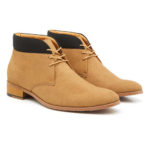 Elevato Height Increasing Tan Ankle Boots