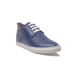 Elevato Height increasing Blue casual leather shoes - 2.6 inches