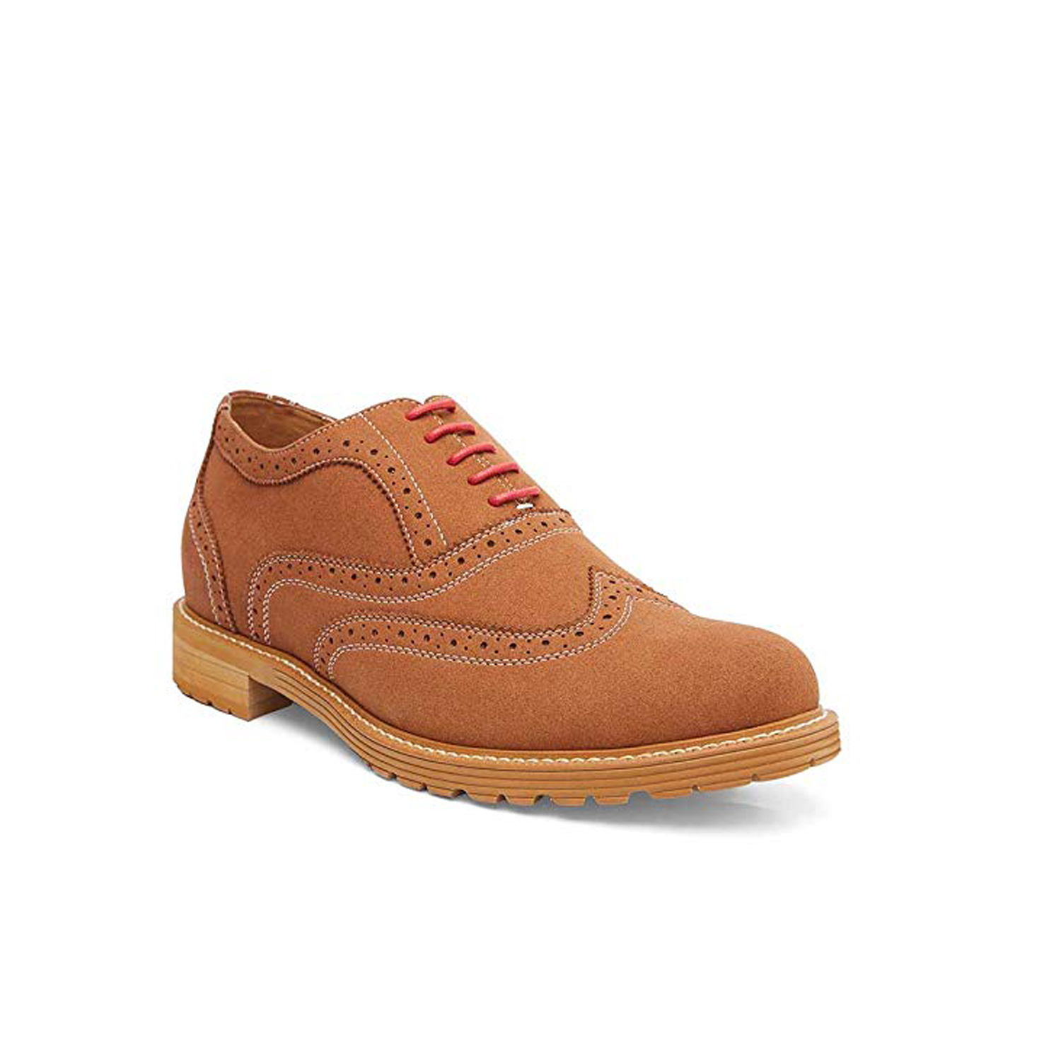 Veto Height Increasing Men’s Brown Casual Shoes – 2.5 Inches