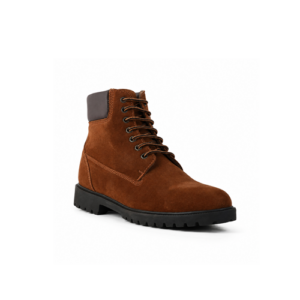 Elevato Height Increasing Suede Leather Ankle Boots - 3 Inches