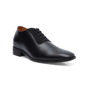 Elevato Height Increasing Black Wedding Special Formal Shoes-2.5 Inches