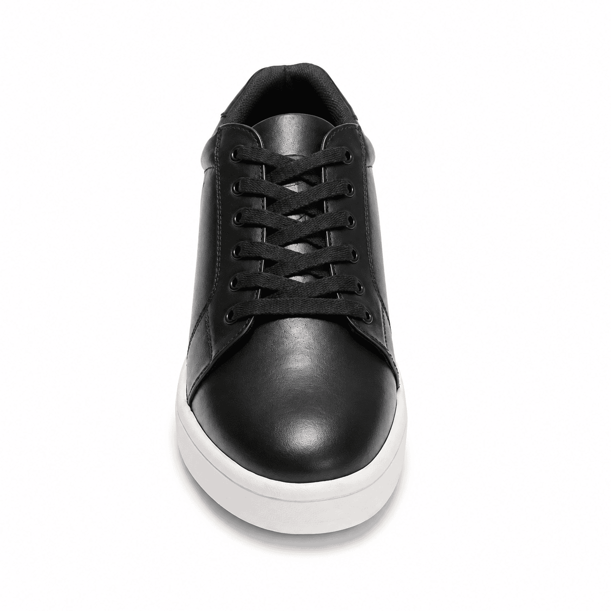 Premium Black Height Increasing Sneakers for Men | 2.5 Inches | Genuine Leather | Elevato - Image 3