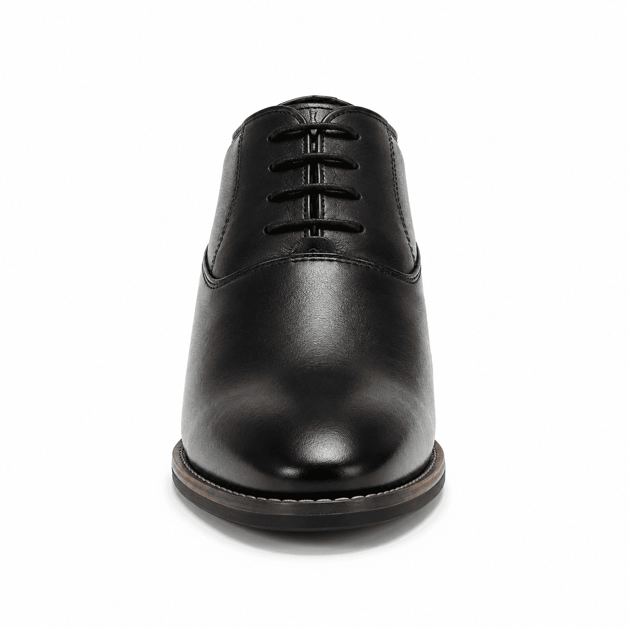 Premium Black Height Increasing Derby Shoes for Men | 3 Inches |Genuine Leather | Elevato - Image 3